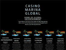 Tablet Screenshot of casinomarina.com